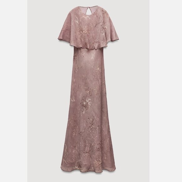 Zara Printed cape dress zw collection Sizes M, L NEW WITH TAG! - Picture 10 of 11